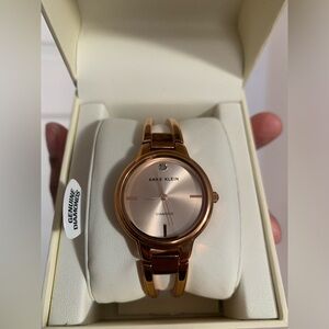NWOT Anne Klein Rose Gold Bracelet Watch